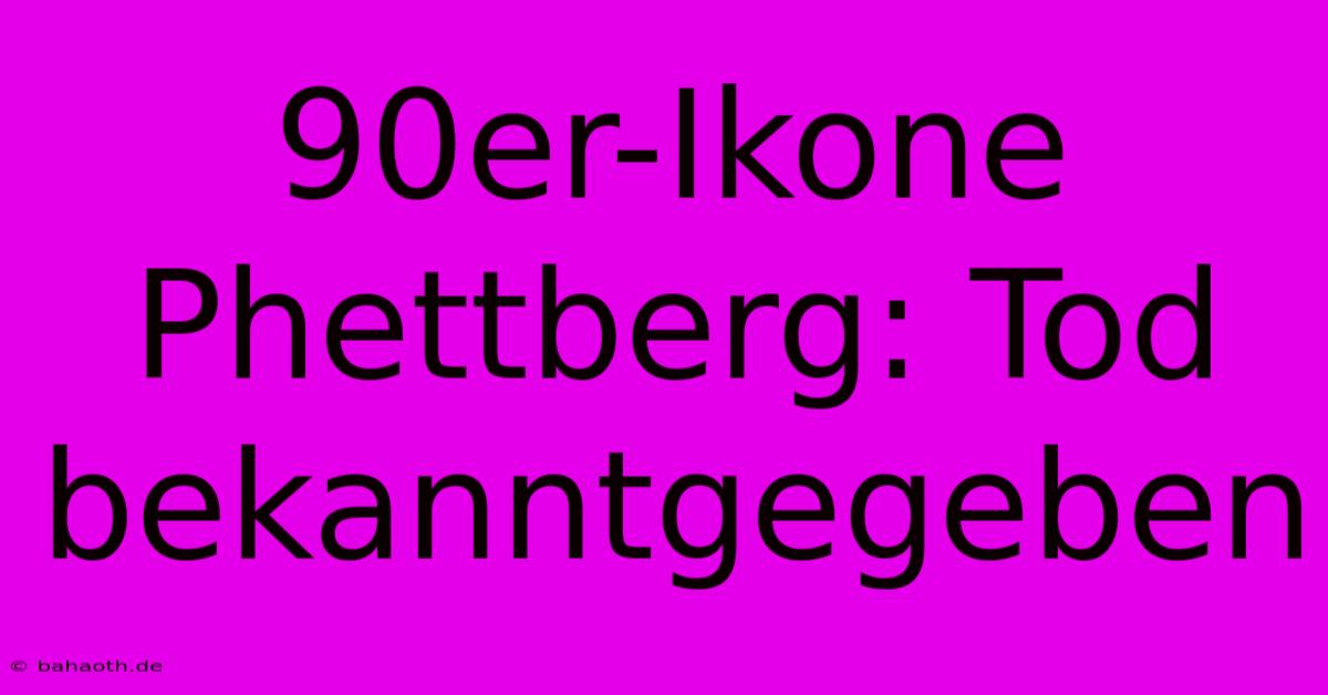 90er-Ikone Phettberg: Tod Bekanntgegeben