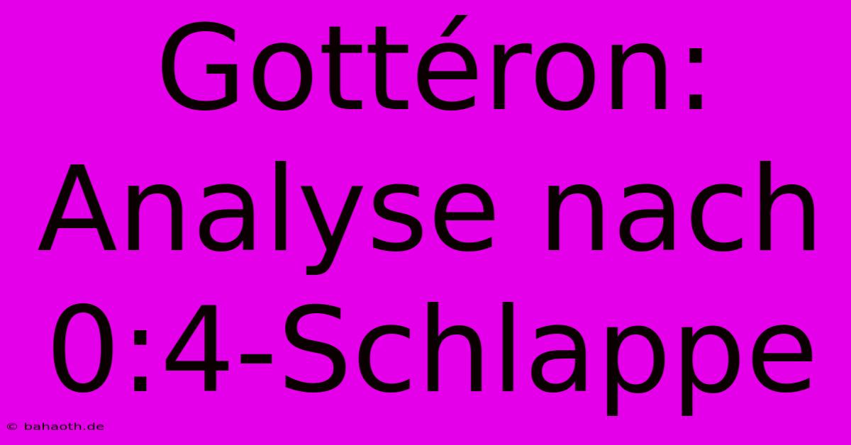 Gottéron: Analyse Nach 0:4-Schlappe