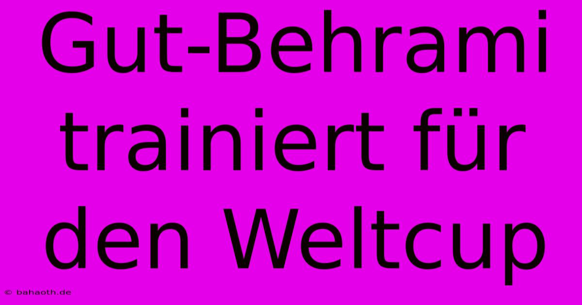 Gut-Behrami Trainiert Für Den Weltcup