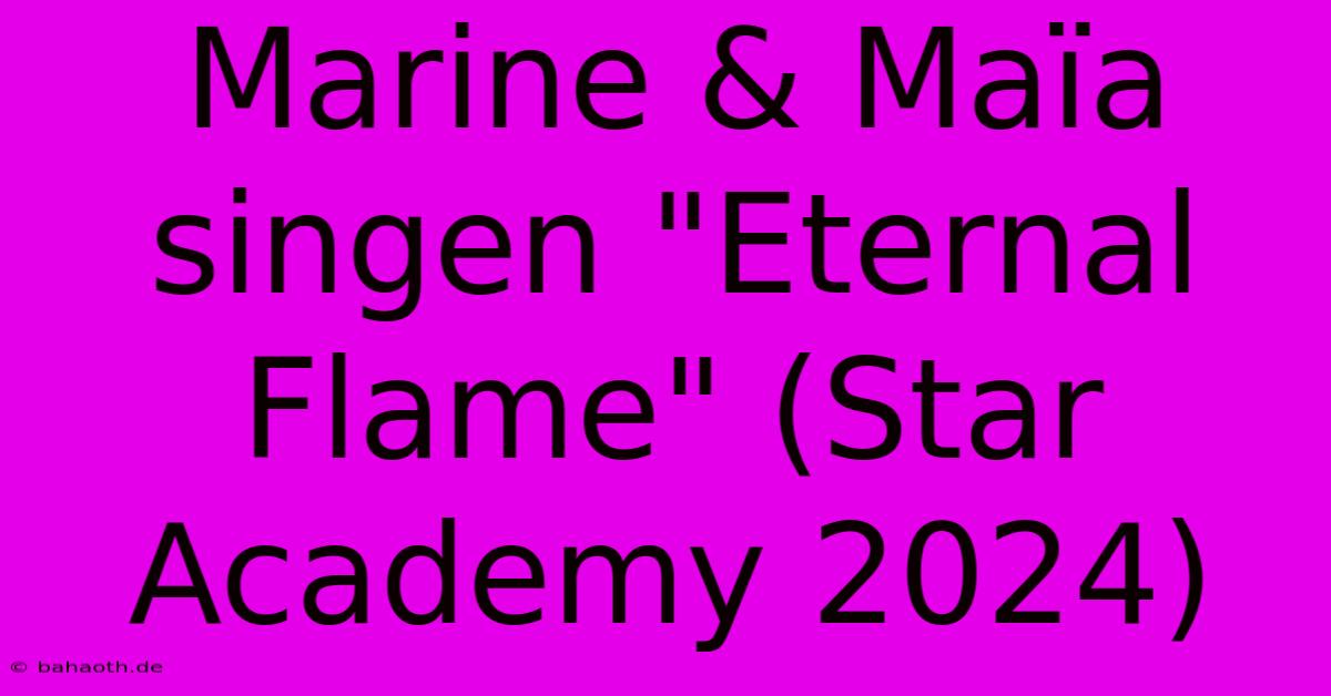 Marine & Maïa Singen 