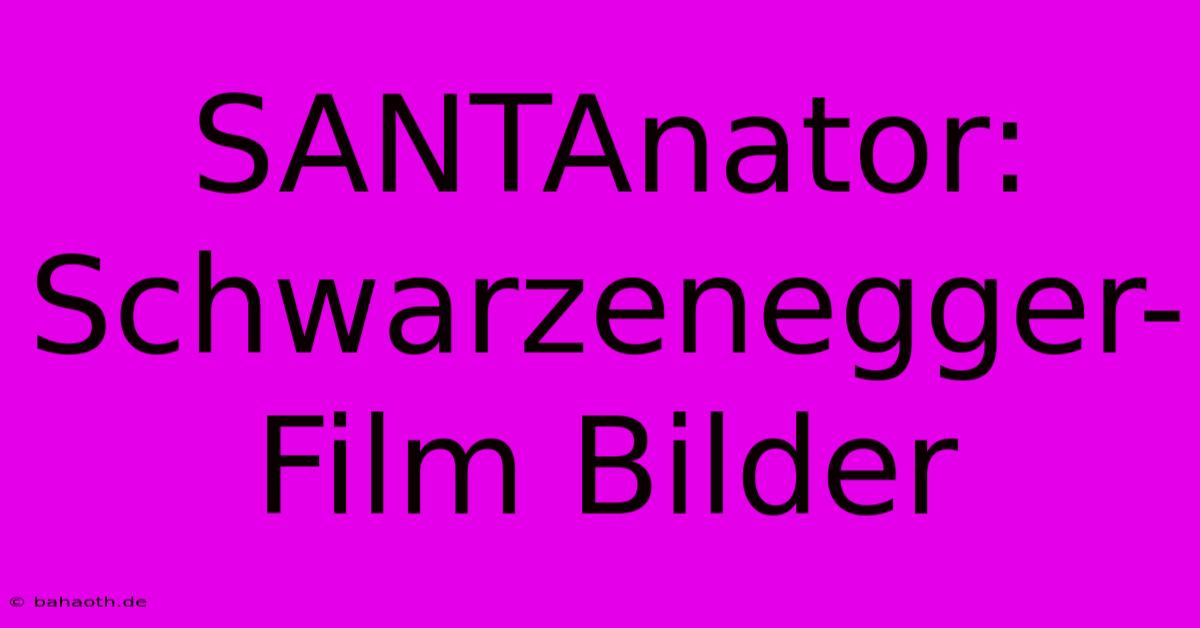 SANTAnator:  Schwarzenegger-Film Bilder