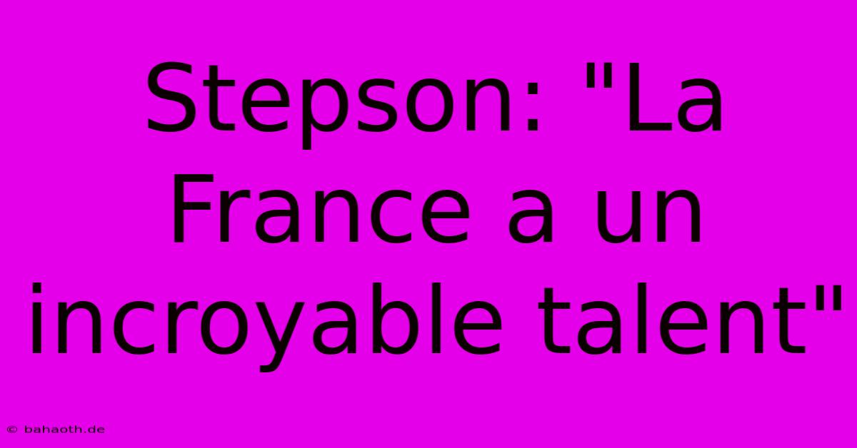 Stepson: 