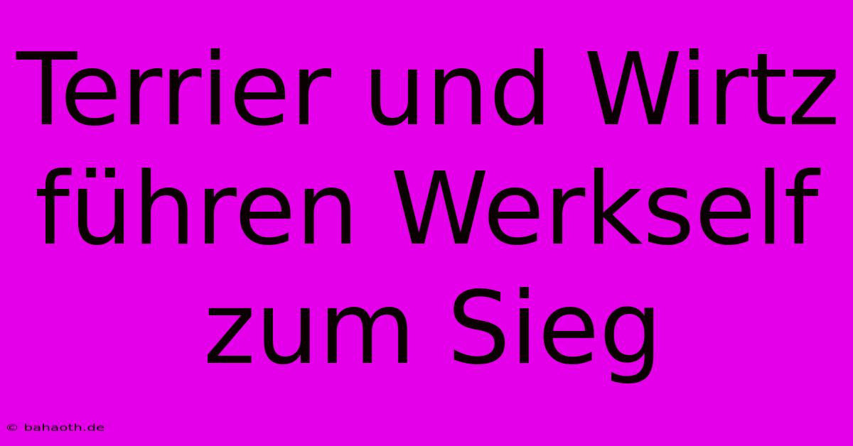 Terrier Und Wirtz Führen Werkself Zum Sieg